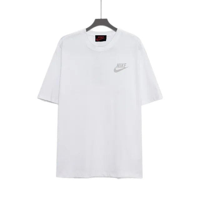Nike Swoosh T-Shirt White with Grey Logo