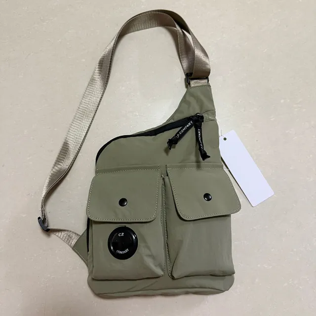 C.P. Company Goggle Sling Bag Olive Nylon