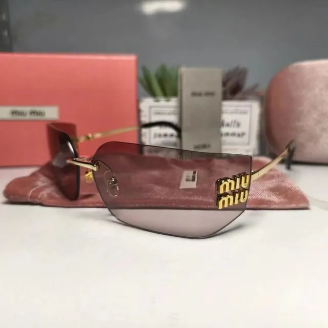 Miu Miu Sunglasses Logo Temples