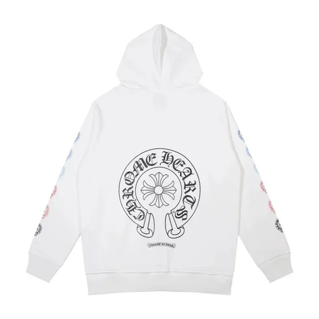 Chrome Hearts Hooded Sweatshirt Cross Logo Print