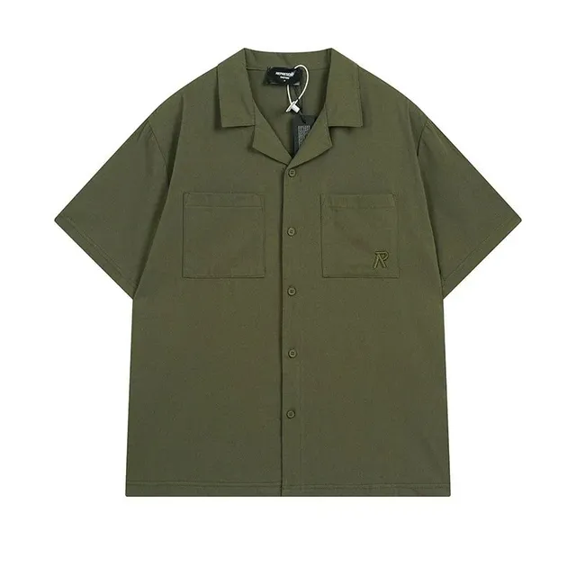 Rhude Camp Shirt Olive