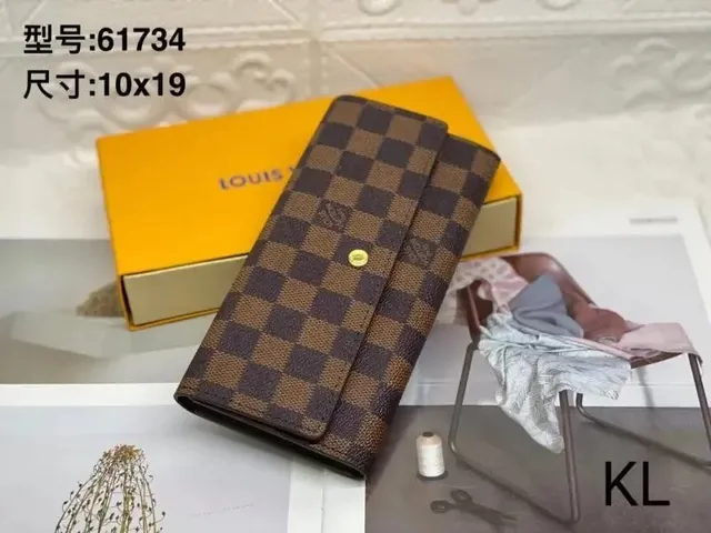 Louis Vuitton Long Wallet Damier Ebene