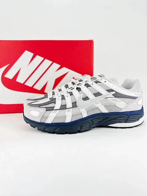 Nike P-6000 White/Grey/Navy