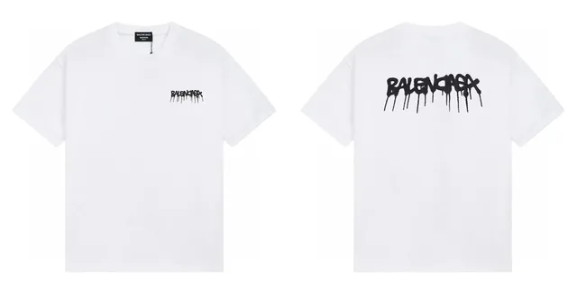Balenciaga T-Shirt Dripping Logo