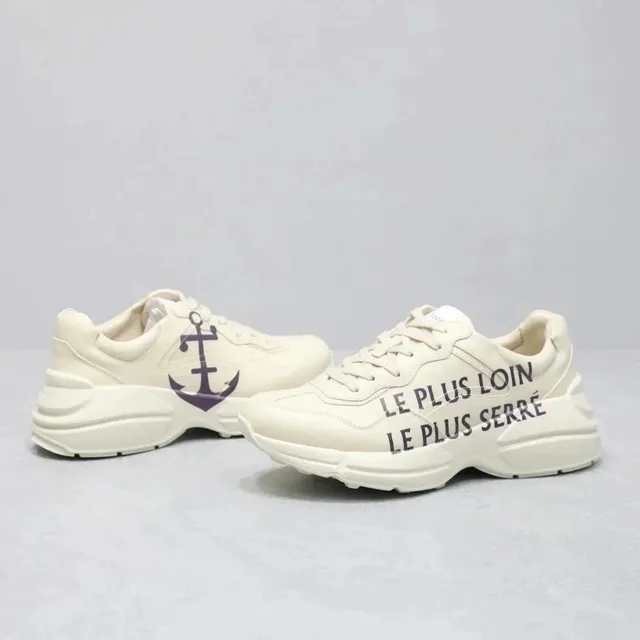 Gucci Rhyton Anchor and Text Print