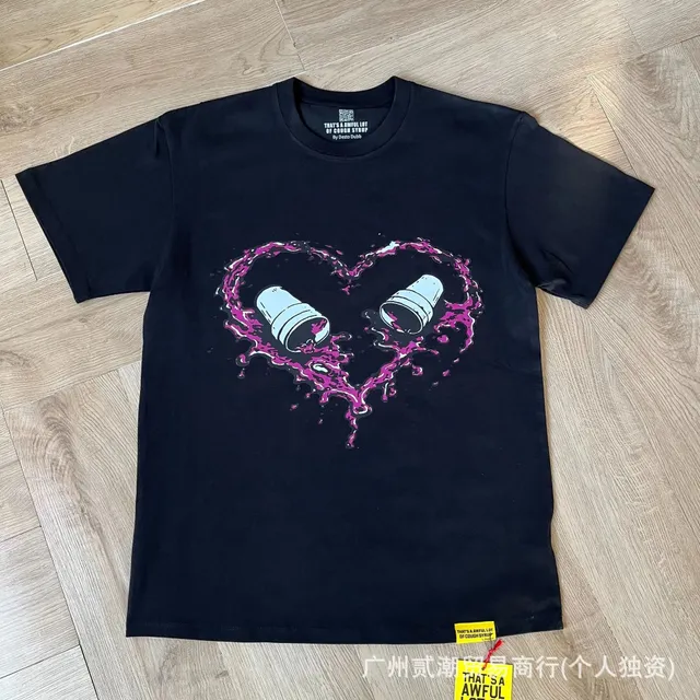 An Awful Lot of Cough Syrup Graphic T-Shirt Cough Syrup Heart