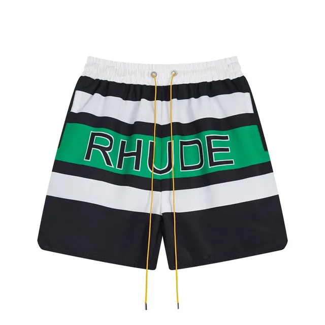 Rhude Logo Stripe Shorts