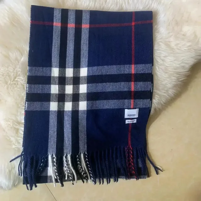 Burberry Classic Check Scarf Navy Check