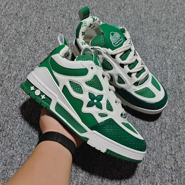 Louis Vuitton LV Trainer Monogram Green