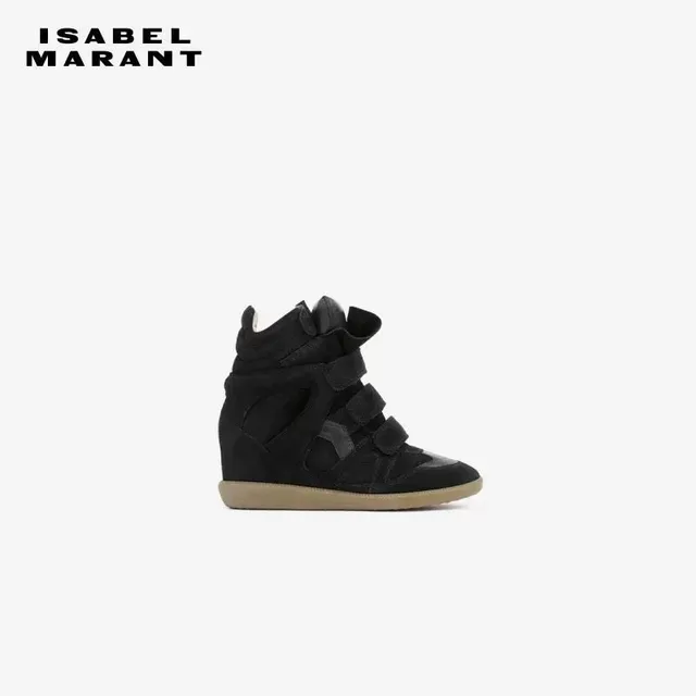 Issey Miyake Etoile Wedge Sneaker Black Suede
