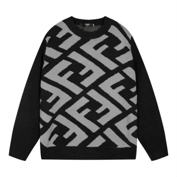 Fendi FF Logo Knit Sweater Monogram Intarsia