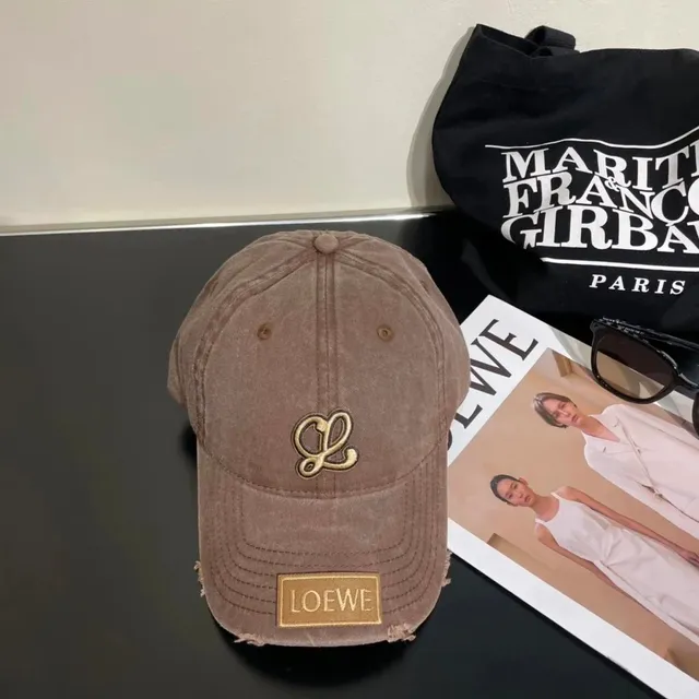 Loewe Baseball Cap Distressed Logo Patch