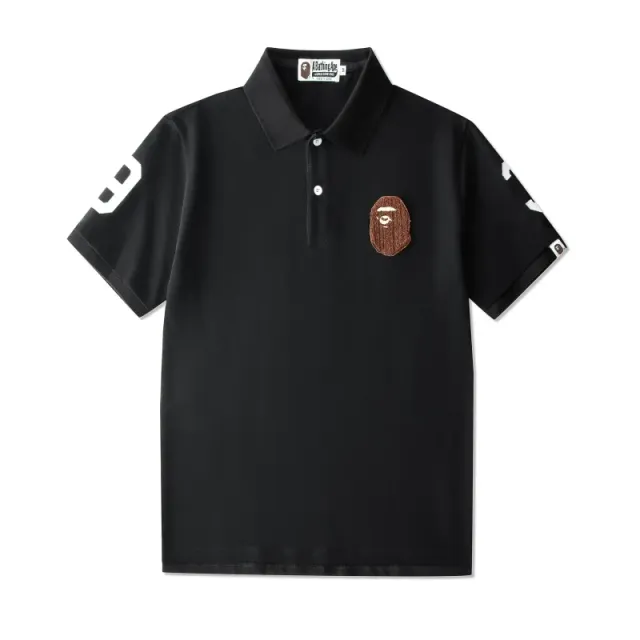 BAPE Polo Shirt Ape Head Embroidery