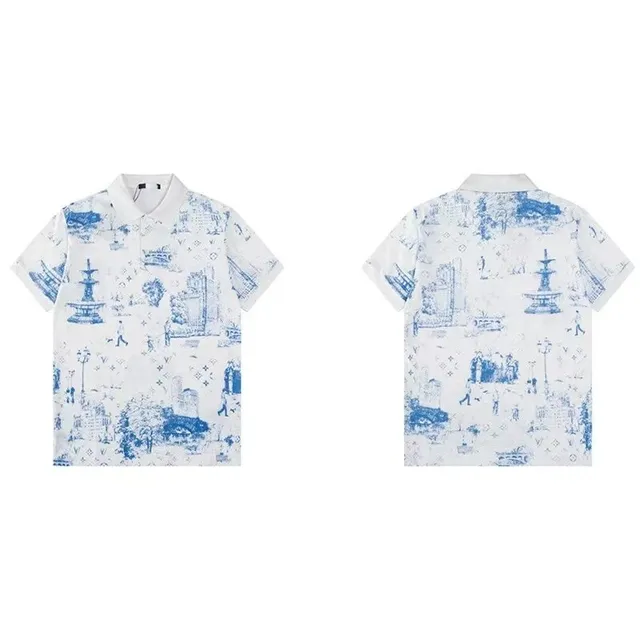 Louis Vuitton Polo Shirt Toile Monogram Print