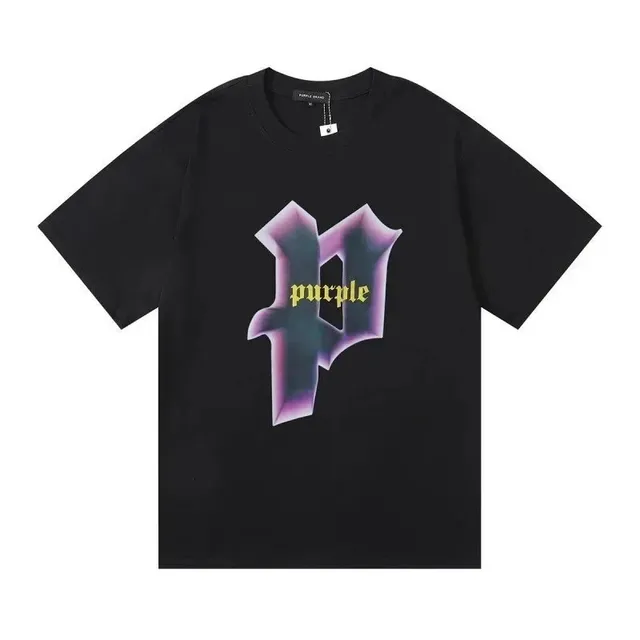 Purple Brand Graphic Tee Purple Logo Print