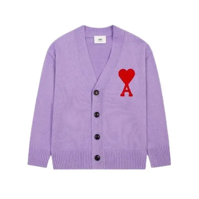 AMI Paris Cardigan Heart Logo