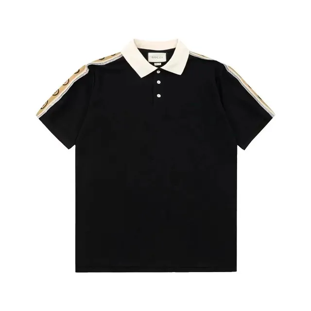 Gucci Polo Shirt Web Stripe Sleeve