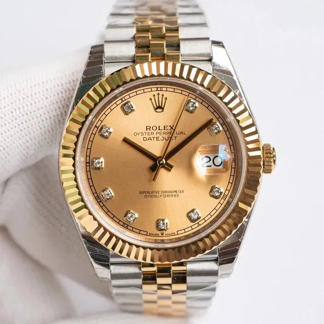 Rolex Oyster Perpetual Datejust Two-Tone Diamond Dial