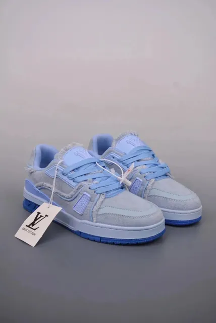 Louis Vuitton LV Trainer Monogram Denim