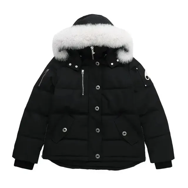 Canada Goose Puffer Jacket Fur Trim Hood