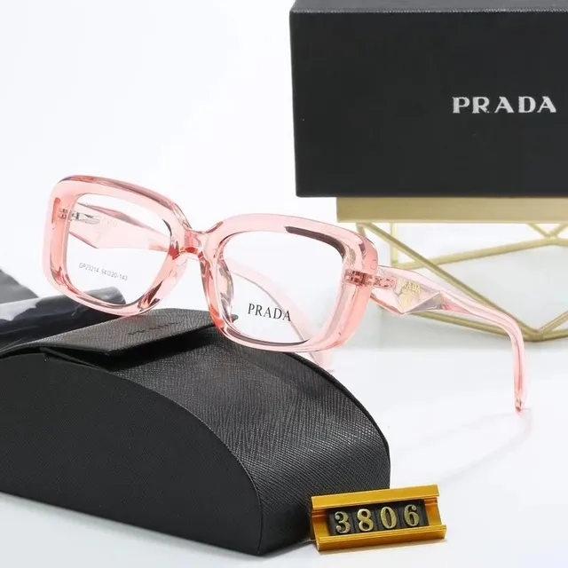 Prada Eyeglasses Transparent Pink Acetate
