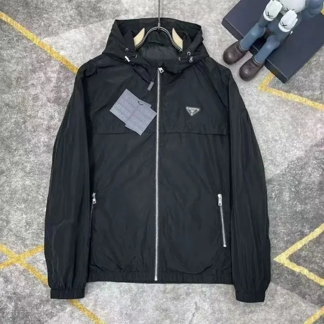 Prada Windbreaker Jacket Triangular Logo