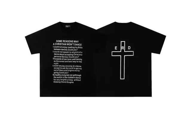 Fear of God Essentials Graphic T-Shirt Christian Won't Dance