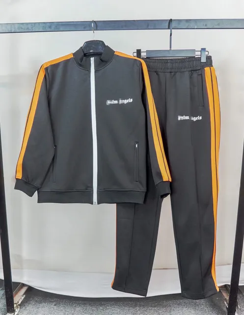 Palm Angels Track Suit Orange Stripe