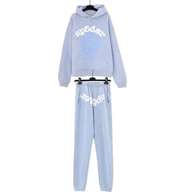 Sp5der Hoodie and Joggers Set Spider Logo