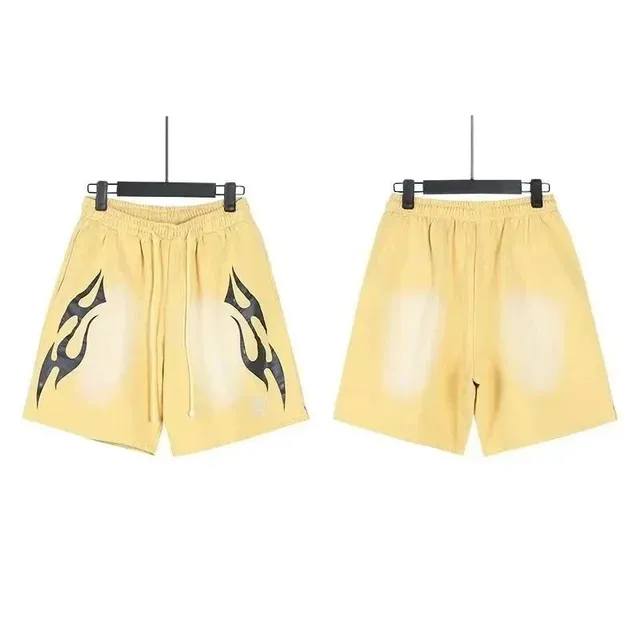 Hellstar Flame Shorts Flame Print
