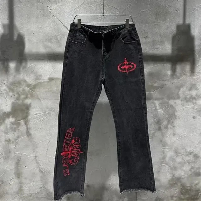 Corteiz Jeans Slaughter Gang Print
