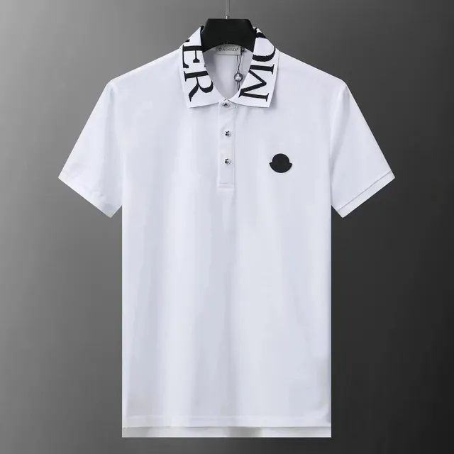 Moncler Polo Shirt Logo Collar