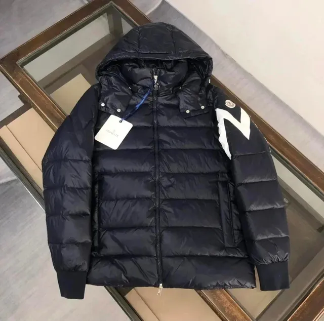 Moncler Puffer Jacket N Logo Sleeve