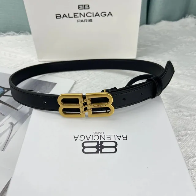 Balenciaga BB Belt Gold Buckle
