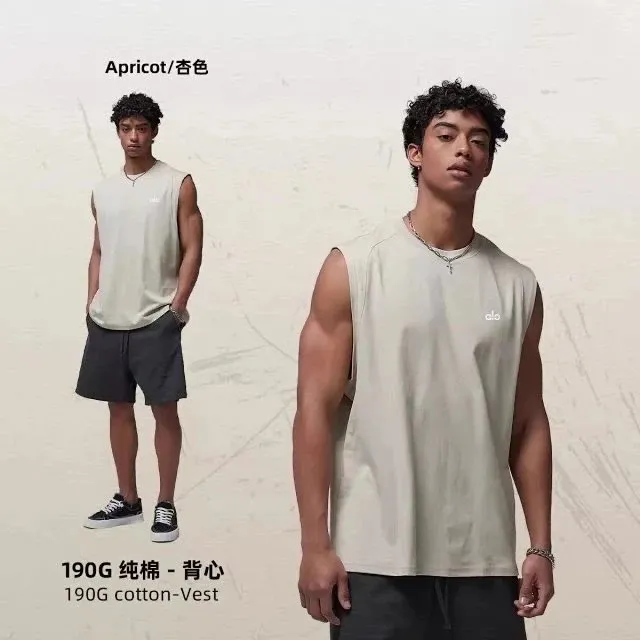 Alo Yoga Cotton Vest 190G Pure Cotton