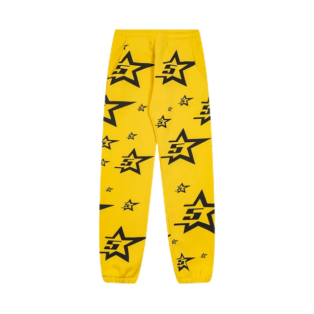 Corteiz Star Print Joggers All-Over Star Logo