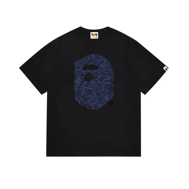 BAPE Ape Head Tee Navy Camo Ape Head