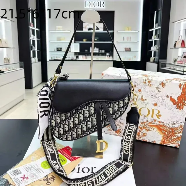 Dior Saddle Bag Oblique Print