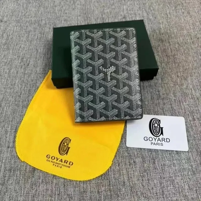 Goyard Saint Louis Passport Cover Goyardine Canvas