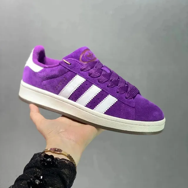 Adidas Superstar Purple Suede