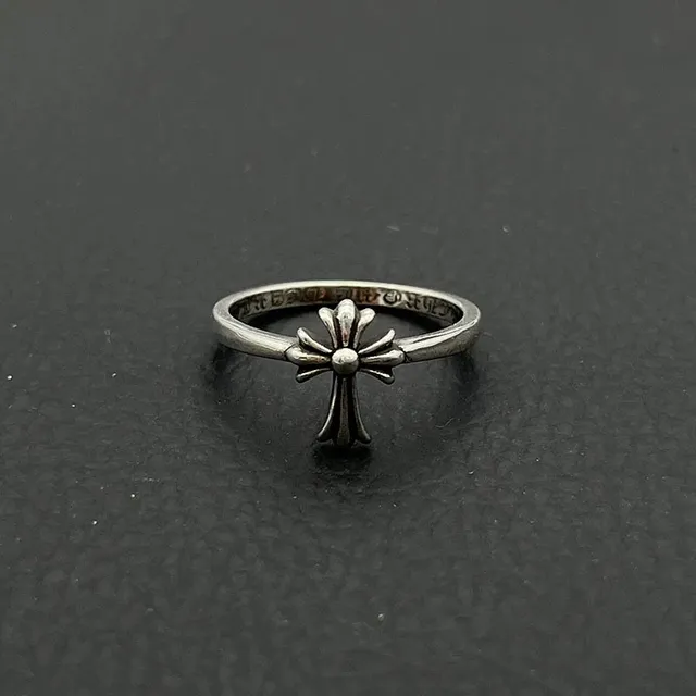 Chrome Hearts Cross Ring Silver