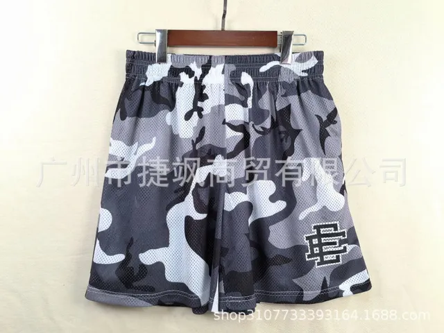 Eric Emanuel Mesh Shorts Camouflage Print