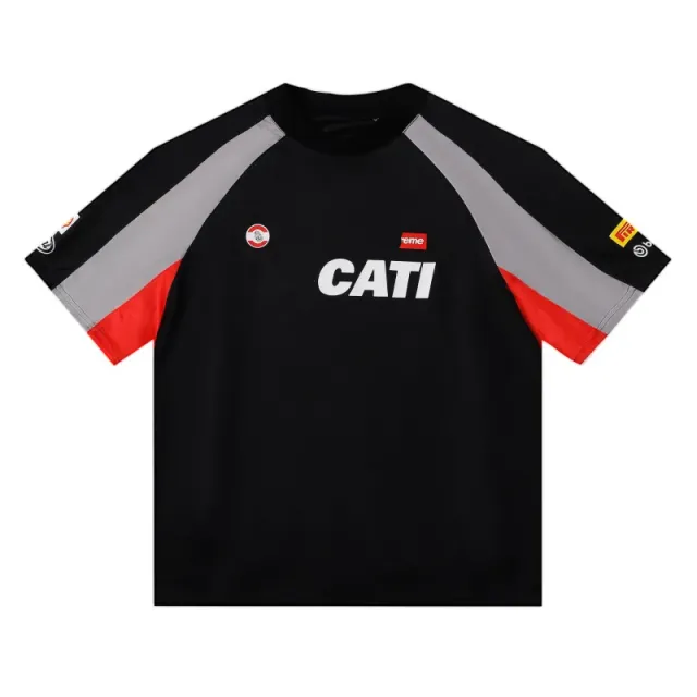 Supreme × Off-White Raglan T-Shirt CATI Graphic