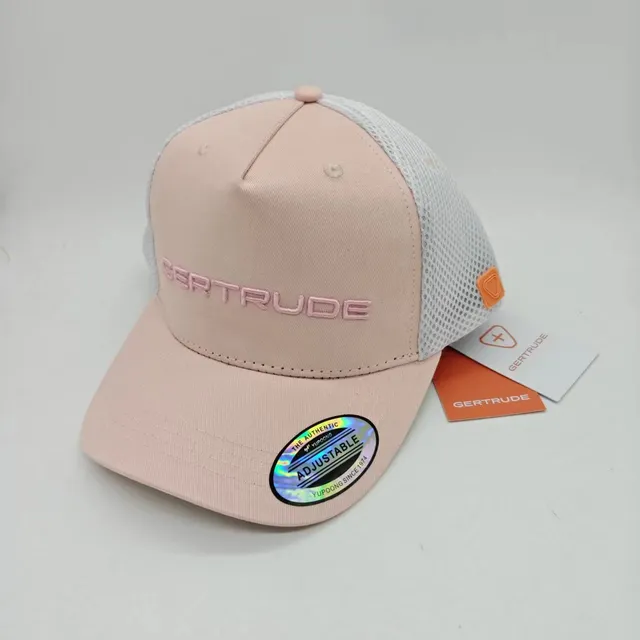 Gertrude Gaston Trucker Cap Embroidered Logo