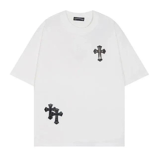 Chrome Hearts Cross Tee Embroidered Crosses