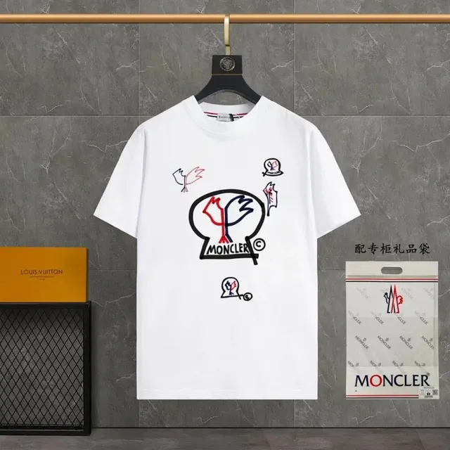 Moncler Graphic T-Shirt Embroidered Logo