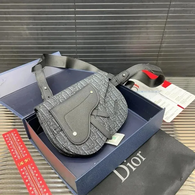 Dior Saddle Bag Oblique Print