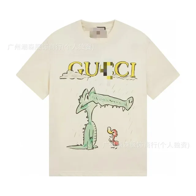 Gucci Graphic T-Shirt Crocodile Print