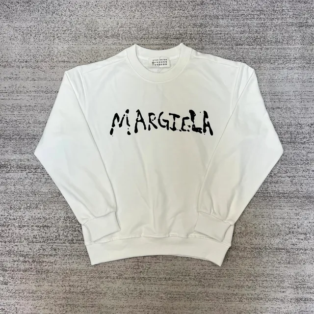 Maison Margiela Crewneck Sweatshirt Painted Logo