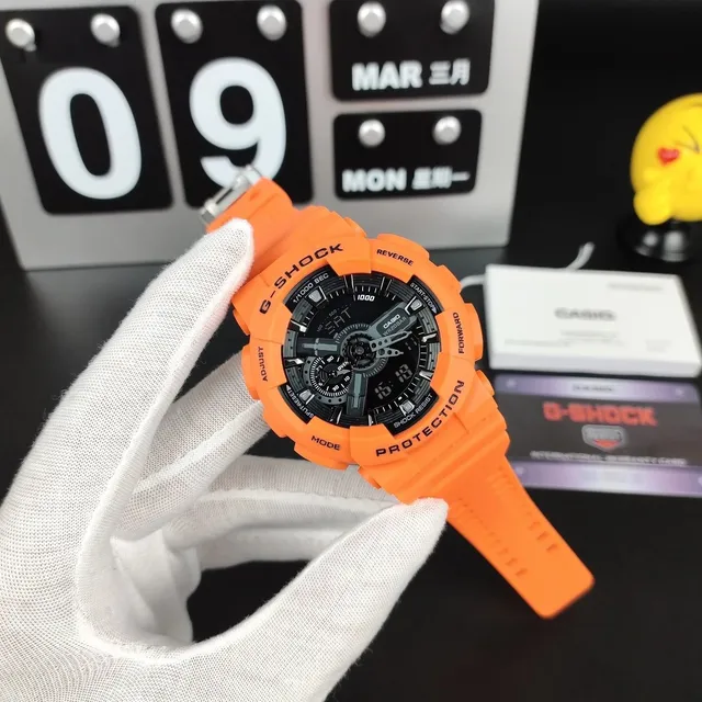 Casio GA-110 Orange Black